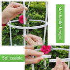Plant Climbing Support Trellis Stand 2-3 Tier, White or Black, for Tomato Vine Plants