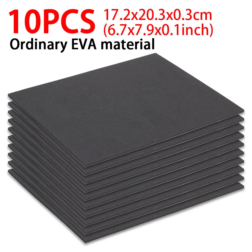 10pcs Adhesive EVA Foam Board Insulation 3mm Thickness 203*172mm for 3.2V 280Ah 320Ah 310Ah 90Ah Lifepo4 Battery Pack Diy Use