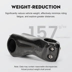 TOSEEK Carbon Stem12Degree Mountain Bike Stem 31.8mm Bicycle Handlebar Stems 70/80/90/100/110/120/130mm Black Gloss Bicycle Part