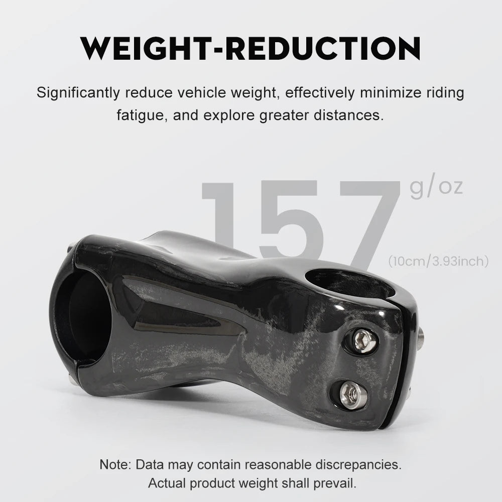 TOSEEK Carbon Stem12Degree Mountain Bike Stem 31.8mm Bicycle Handlebar Stems 70/80/90/100/110/120/130mm Black Gloss Bicycle Part