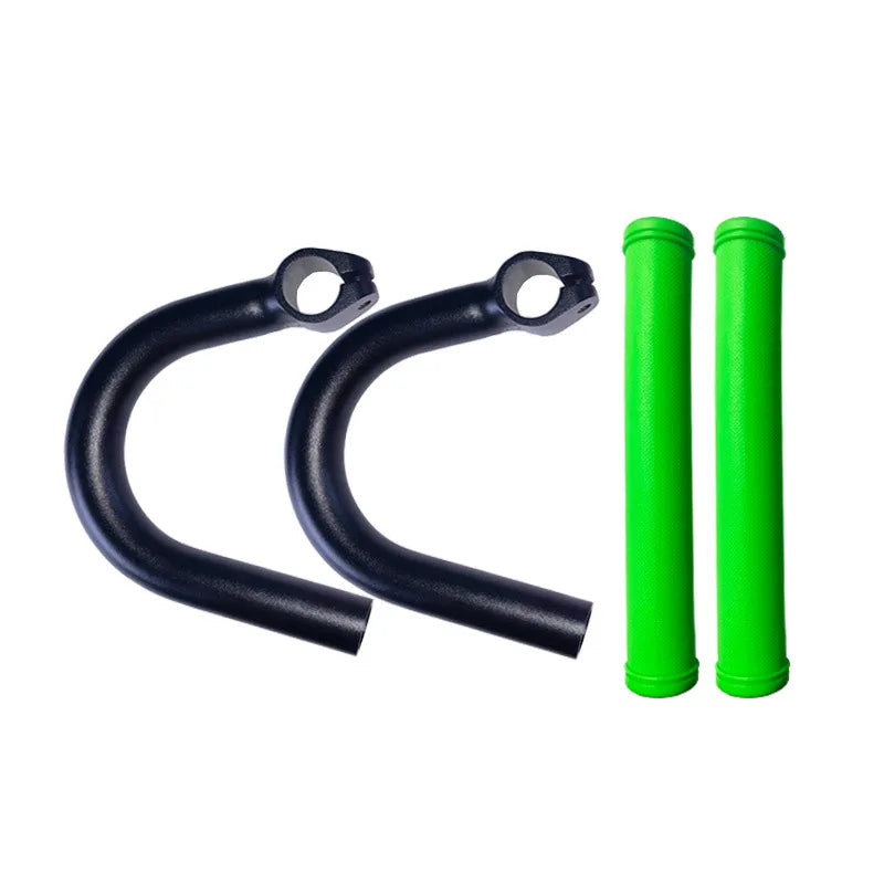 Bicycle Vice Bar Ends Handlebar Mountain Bike Conversion Road Bike Bent Handlebar Aluminum Alloy Bent Bar Auxiliary Handlebar