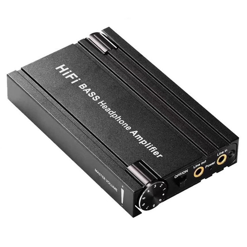 HIFI headphone amplifier Portable Hifi Earphone Amp With Bass Volume Control For MP3/MP4/Phones/Digital Player Durable