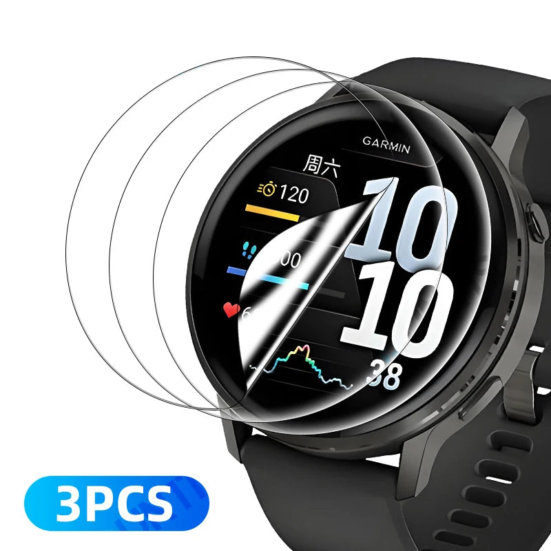 Screen Protector for Garmin Venu 4 45mm 41mm Anti-scratch Hydrogel Film，HD Clear Full Coverage Soft Protective Film Accessories