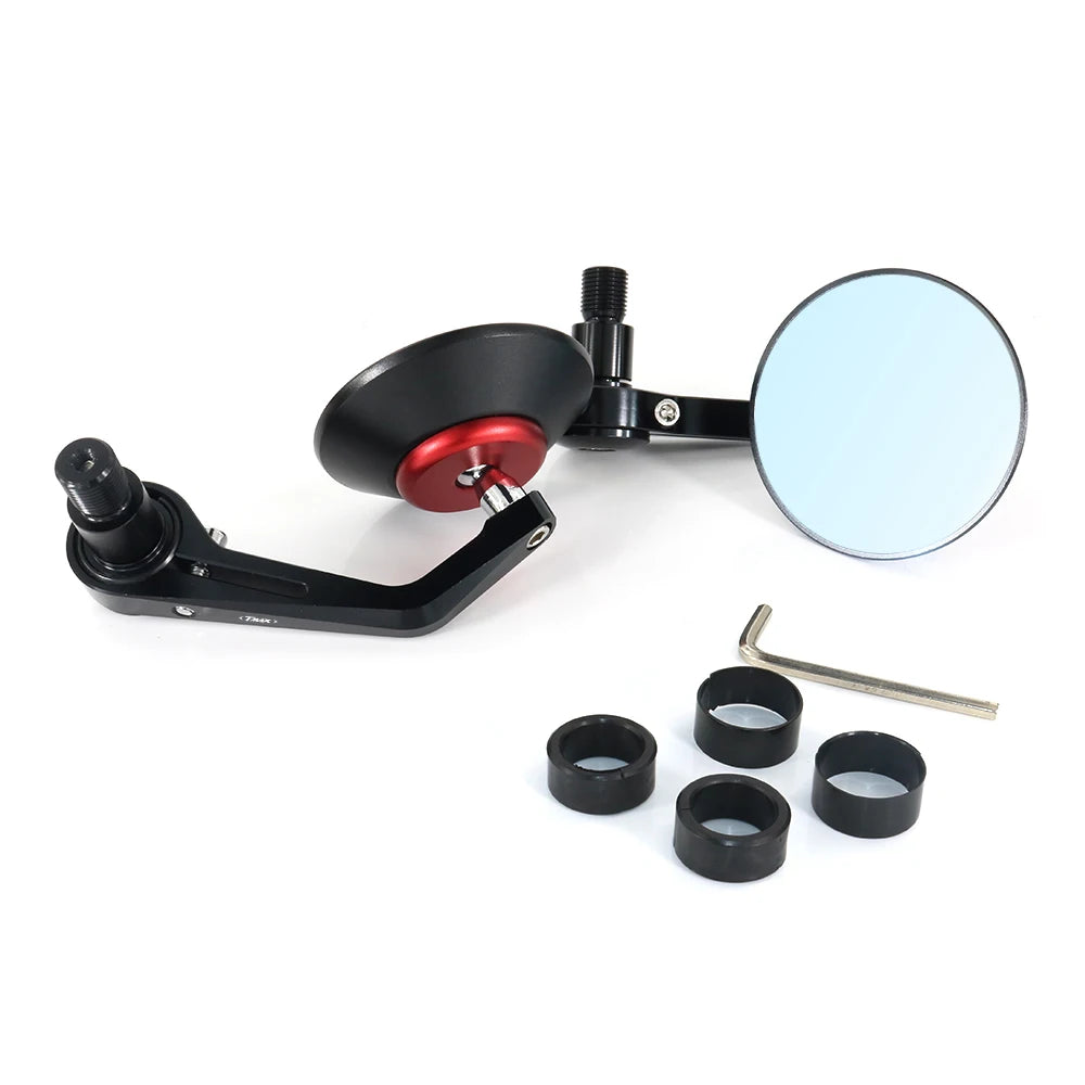 CNC Handle Bar End Mirror Rearview Mirror Fit For Yamaha XSR 900 2016-2021 XSR700 2018-2021 Tmax500 Tmax530 XJ 6/DIVERSION MT-10