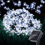 Solar Garden Lights Outdoor Solar Flower String Lights Solar Outdoor Lights Waterproof  Flower Lights Garden Decoration Outdoor