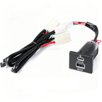Dual USB Car Charger for Ford Focus 2 Mk2 2009-2011 QC3.0 + Type-C PD Fast Charging Socket No Wiring Damage