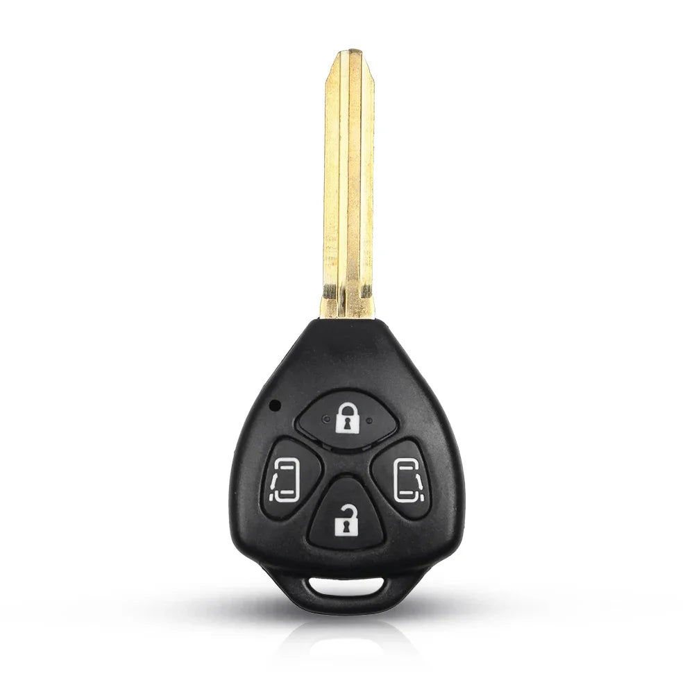 KEYYOU 10pcs Remote Car Key Shell Case Cover Fob Replacement For Toyota Camry Avalon Corolla Matrix RAV4 Venza Yaris 2/3/4BNT