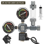 ZRDR aquarium CO2 regulator solenoid valve bubble counter is used for CO2 gas cylinder fish tanks CO2 pressure reducing valve