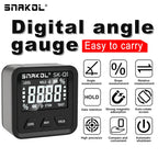 snakol Angle Protractor 360 Degree Mini Electronic Digital Protractor Inclinometer Angle Finder Gauge Measurement Box