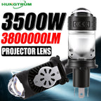 H4 LED Projector Lens Headlight 3800000LM 3500W Super Bright h4 Led Headlamp Wireless With Fan Turbo Lights Plug And Play 6000K