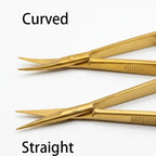 1pc Professional Eyebrow Scissors, Stainless Steel Spring Action Facial Hair Trimmer Cuticle Nipper Ergonomic Beauty Tool