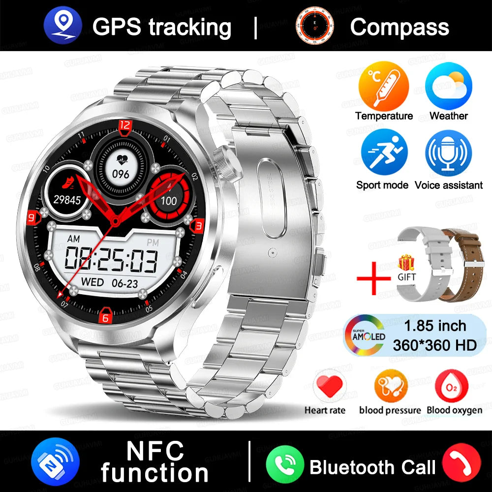Silver Steel 2A / 1.85 inch AMOLED