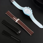 Strap for Omega X Swatch Joint MoonSwatch 20mm Curved End Silicone Rubber Band for Seamaster 300 Waterproof Sport Watch Bracelet