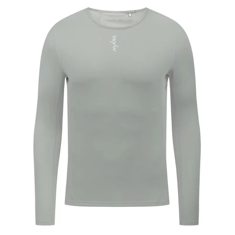 YKYWBIKE Men Cycling Base Layer Winter Autumn Warm Long Sleeve Road Bike Shirt Bicycle Undershirt  MTB Thermal Riding Jersey