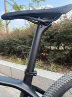 ELITAONE MTB Carbon Seat Post Offset 20mm 25.4 27.2 30.9 31.6mm Mountain/Road Bike Seatpost 350-450mm Light 150g