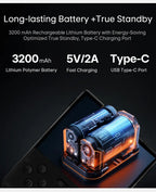 Coopreme XU20 V32 64-bit Android Game Console Multi-touch Aurora Launcher 3.2 Inch IPS Display Handheld Gaming Device