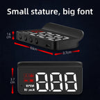 M3 Auto OBD2 GPS Head-Up Display Auto Electronics HUD Projector Digital Speedometer Obd2 Display  Windshield Big Font projection