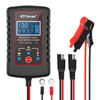 Car Automatic Float Charger 6V 12V Switch Smart Battery Charger ASE Adapter Cable Multiple Protections For Motorcycle Lawn Mower