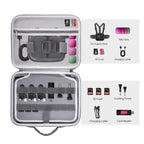 Hard Organizer Carrying Case for GoPro Hero 13 12 11 10 9 8 7 DJI Osmo Action 6 5 Action Camera Accessories Travel Storage Bag