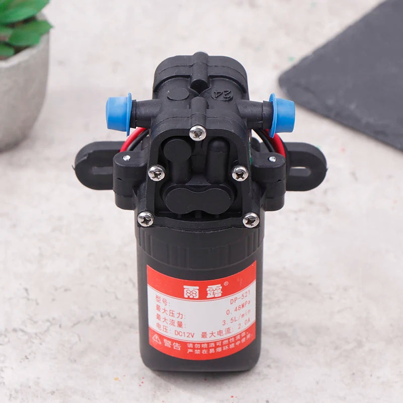 DP-521 Durable 12V 70PSI 3.5L/min Agricultural Electric Water Pump Micro High Pressure Diaphragm Spray Car Wash Water Pump