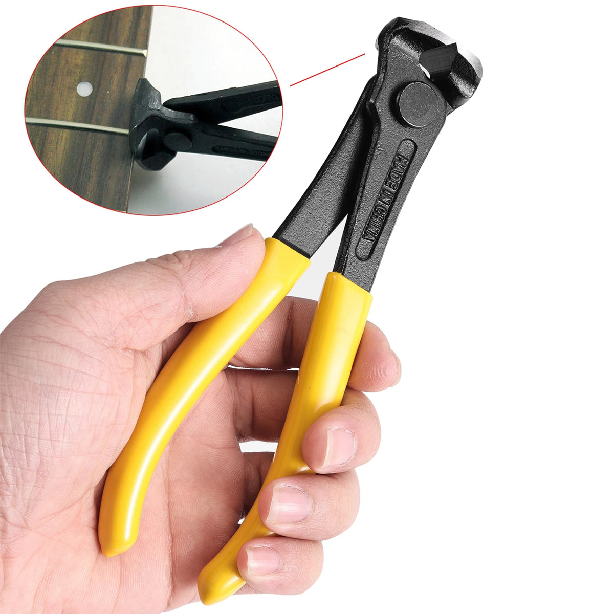 Muspor MX0361D 6-inch Fret Wire Cutter End Nippers Guitar Fret Wire End Cutting Pliers Nipper Puller Pliers String Scissors