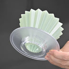 Hand-made Coffee Drip Filter Cup for Household Use 1-2 People Origami Filter Cup V-shaped Resin Cake Cup Anti-fall Filter