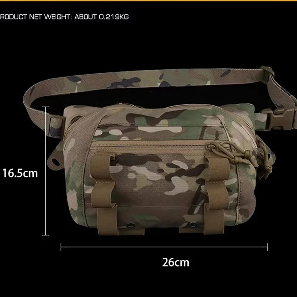 TACTICAL SS Style Multi Purpose Waist Bag Brunch Box Drop Pouch Dump Pouch for Hunting Adjustable
