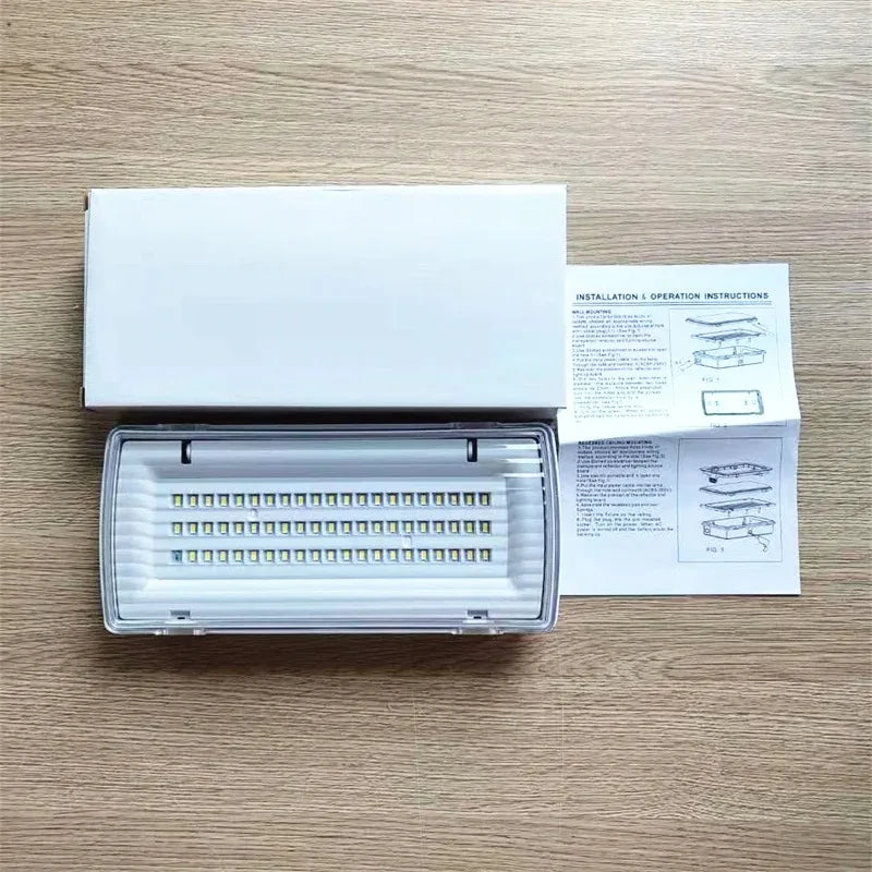 Emergency Light Lamp 450 Minutes Long-Term Emergency Lighting Ip65 Three Proof Light With Built-In 2 * 18650 Battery Ac85-265v