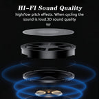 Bluetooth 5.3 Wireless Motorcycle Helmet Headset Hands-free Call Phone Motorcycle Waterproof Earphone Music Player Moto Helmet