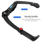 Dual Clamps Kickstand 24-29in Quick Height Adjust Bicycle Parking Rack MTB Road Chain Seat Stay Tubes Firm Install Strong Suppor
