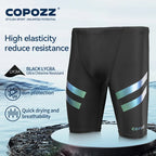 COPOZZ Men's Swimming Trunks Swimming Shorts Competition Training Sports Swimwear Breathable Quick Drying Swimsuit Beach Pants