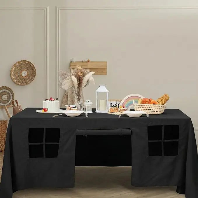 Kids Tablecloth Tent Cover 300x230cm (10ft x 7.5ft) Castle Play Table Cover