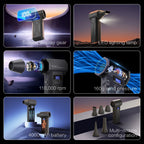 X6 Turbo Jet Blower 130000RPM Powerful Air Blower Brushless Motor Turbo Fan Jet Fan Cleaning Air Duster Blower Air Puissant Tool