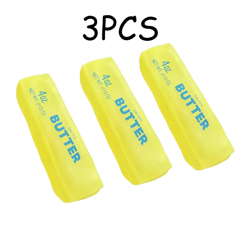 Moldable Butter Stick Squishy Fidget Toy, Vaseline-Filled Squeeze Stress Relief, 1pc/2pcs/3pcs