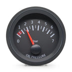 52MM Gauge 12V Water Temp Oil Temp Gauge Oil Press Fuel Volts Gauge Air Fuel Ratio Boost Exhaust Temp Meter Black Face Gauge