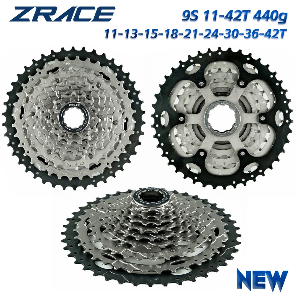 ZRACE Bicycle Cassette 8 9 10 11 12 Speed MTB bike freewheel 11-42T / 11-46T / 11-50T/11-52T for ALIVIO / DEORE / SLX / XT