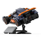 New 20 Pieces  Racing Car Display Stand Model DIY Creative Stand Compatible Toys Children Building Blocks Birthday