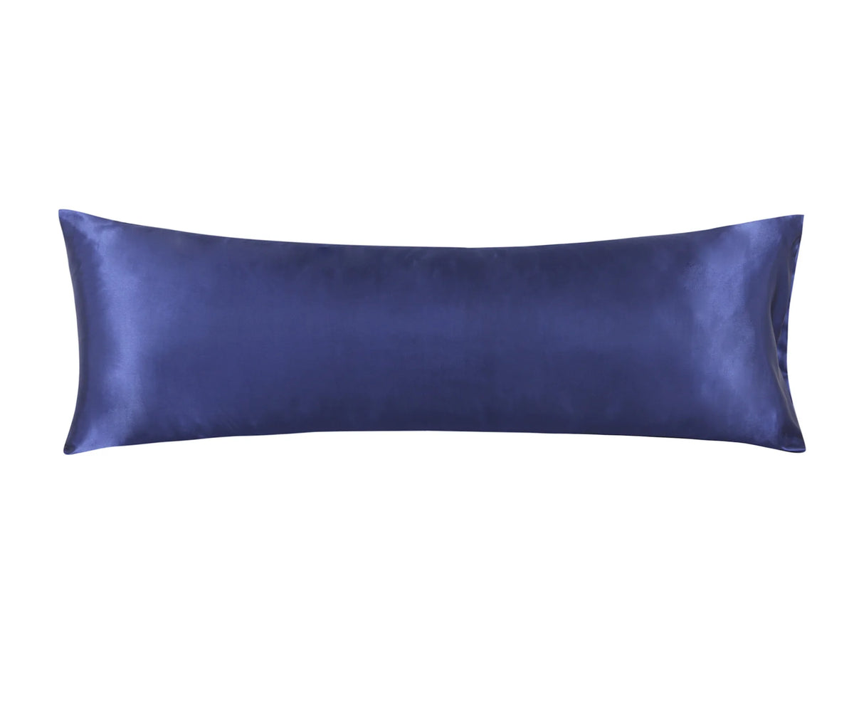 Body Satin Pillow Cover with Envelope Closure,Long Pillow Cases,Soft and Breathable Body Pillowcase,Gift for Sleepers,20x54 Inch