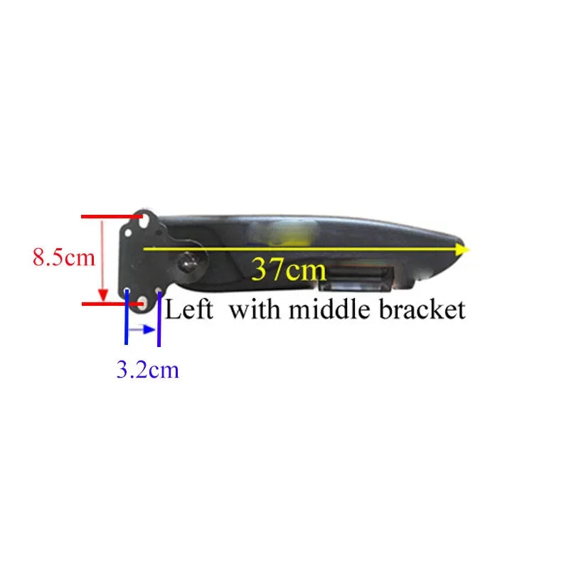 32cm 37cm 40cm Universal Adjustable Left Right Side Car Truck Seat Armrest Hand Holder Arm Rest Support For RV Caravan Boat Bus