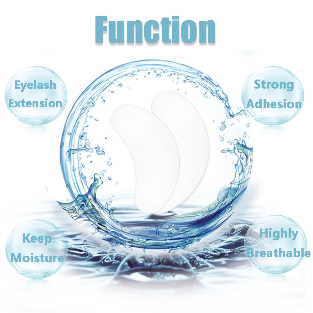 200/400/1000pairs Wholesale Hydrogel Eye Patch for Building Eyelash Extension Under Eye Pads Grafted Lash Stickers Beauty Tools