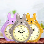 3 Years Warranty Cartoon Cat Alarm Clock Lovely Children Desk Christmas Gift Student Pendulum Jewelry
