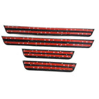 4PCS Plastic Stainless Steel For CHERY JAECOO J7 2023 2024 Car Accessories Auto Door Sill Pedal Welcome Scuff Plate Cover
