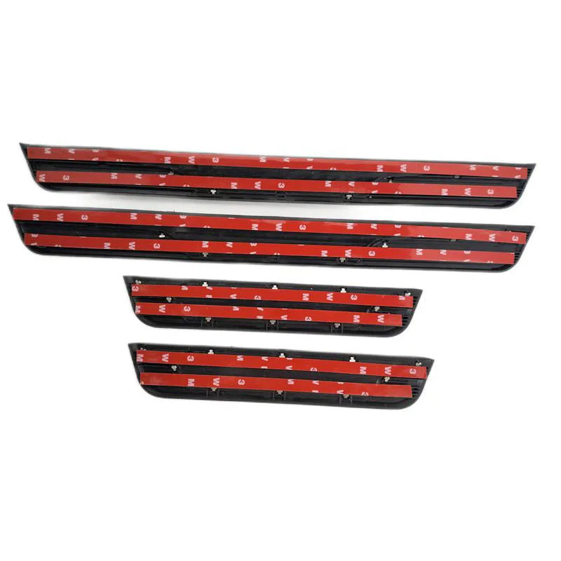 4PCS Plastic Stainless Steel For CHERY JAECOO J7 2023 2024 Car Accessories Auto Door Sill Pedal Welcome Scuff Plate Cover
