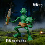New Goblin Multi Jointed Movable Toy Multi Form Action Figure DIY Full Body Movable Assemble Handmade Model Kids Toys Gifts