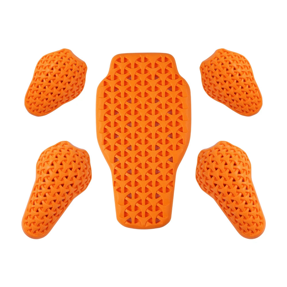 WOSAWE Motorcycle Shoulder Elbow Back Protection Pad Racing Safety Insert Armor Back Protector Pad Equipment for Racing SKiing
