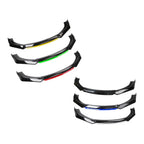 3 Pieces Universal Car Front Bumper Lip Kit Easy to Install Car Front Bumper Lip Spoiler Splitter Diffuser Automotive Splitter