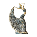 Peacock Dancer Model Luxury Atmosphere Decoration Home Living Room Decoration Ceramic Abstract Sculpture Art Decoration Statue