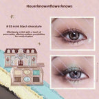Flower Knows The Sweetie Bear Collection Eyeshadow Palette 6 Colors Glitter Matte Natural Bronzer Multi Use Kawaii Makeup
