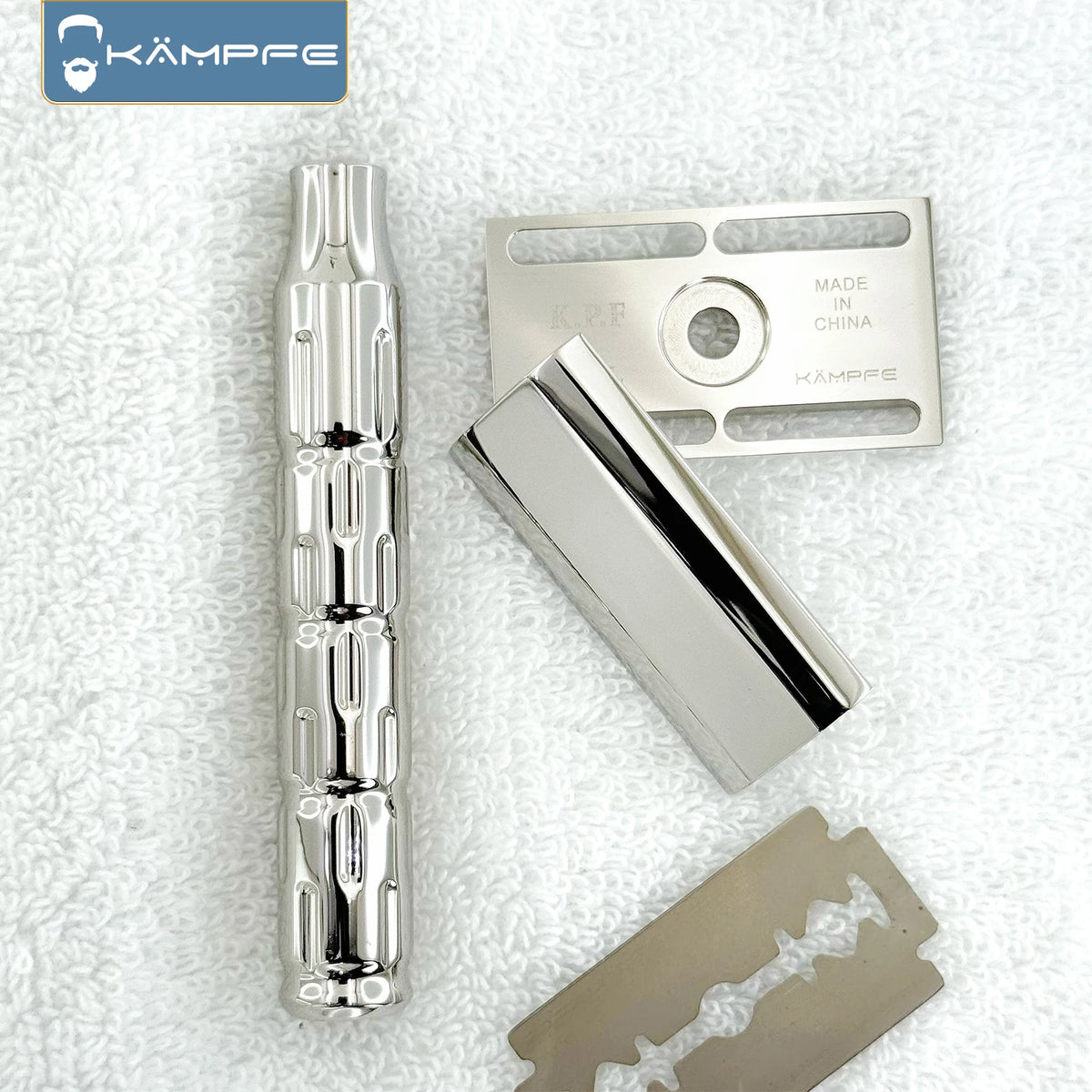 KAMPFE Manual  316L stainless steel men's Mild safety razor boyfriend father gift CNC machining