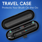 Intelligent Rotating Electric Toothbrush, Rechargeable Rotary Toothbrush Compatible with Oral B Replacement Electric Brush Heads